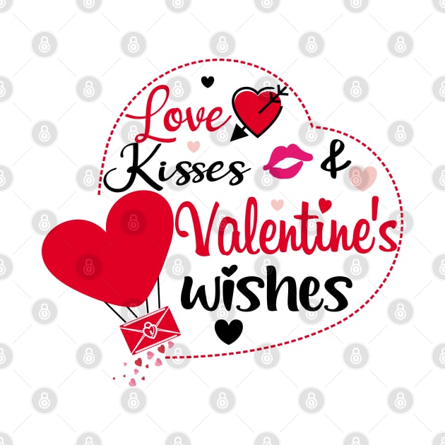 Love Kisses and Valentine's Wishes by care store