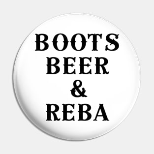 Boots Beer & Reba Pin