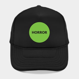 Horror VHS label Hat