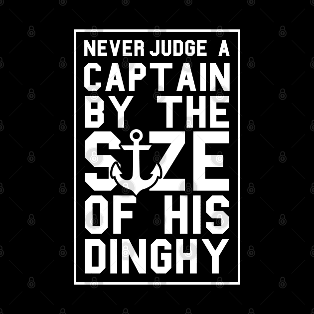 Never Judge a Captain by size of his Dinghy Pontoon Boating by Riffize