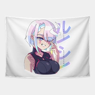 Lucy Cyberpunk edgerunners Tapestry