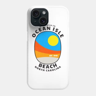 Ocean Isle Beach, NC Summertime Vacationing Abstract Sunrise Phone Case