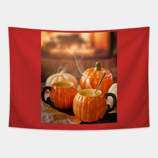 Pumpkin cups Tapestry