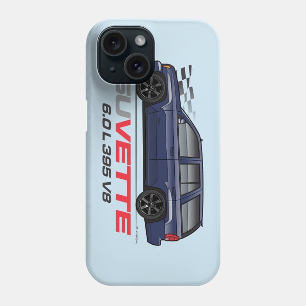 SuVette Blue GW Phone Case by JRCustoms44