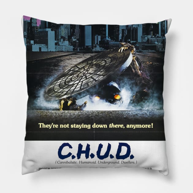 C.H.U.D. Poster Pillow by Pop Fan Shop