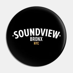 New York Bronx - New York Bronx Schriftzug - Bronx Logo - Soundview NYC Pin