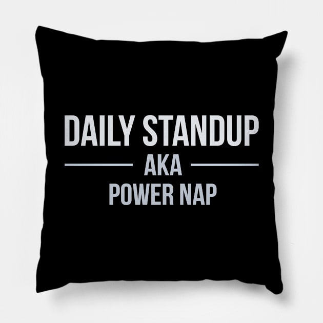 Developer Daily Standup aka Power Nap Pillow by thedevtee