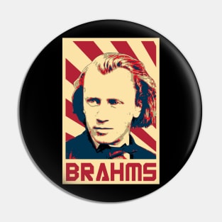 Johannes Brahms Propaganda Pin