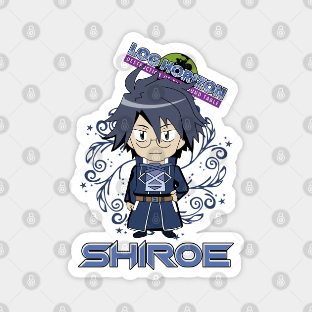 Log Horizon Chibi ute Shiroe Devil in Glasses Magnet by oneskyoneland