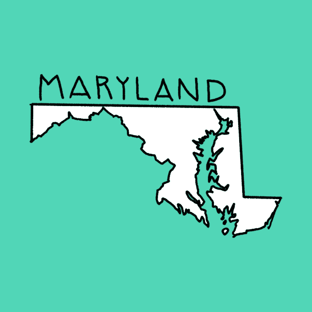 The State of Maryland - No Color by loudestkitten