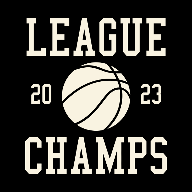 High School Basketball League Champions Champs 2023 by PodDesignShop