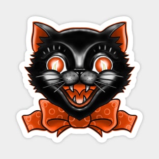 BLACK CAT HALLOWEEN Magnet