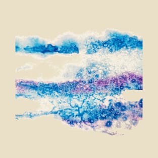 Abstract Watercolor Ocean T-Shirt