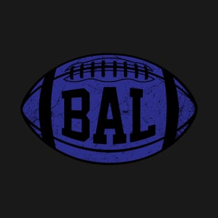 BAL Retro Football - Black T-Shirt