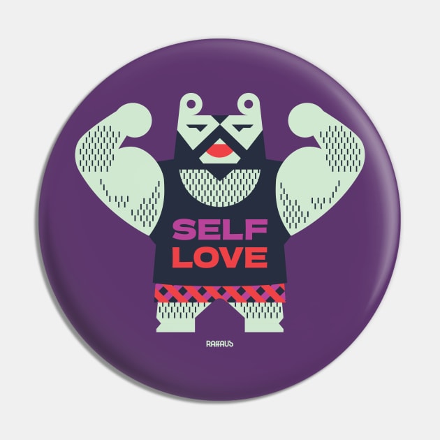 Self Love Bear Pin by raffaus