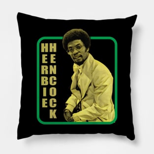 Herbie Hancock-- Retro Jazz Music Fan Design Pillow