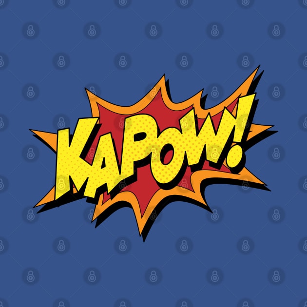 Kapow Comic Design by Hotshots