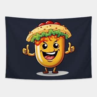 kawaii Taco cehees T-Shirt cute potatofood funny Tapestry