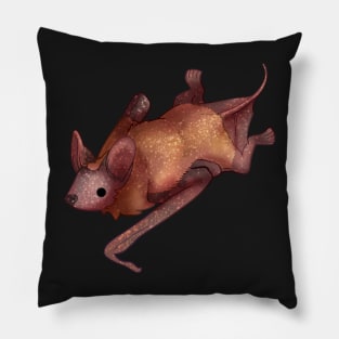 Cozy Mexican Free-Tailed Bat Pillow