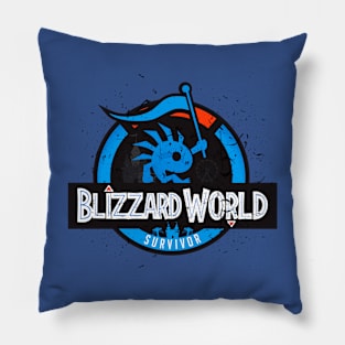 Surviving Blizzardworld Pillow