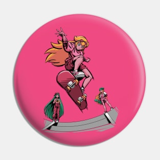 Skater girl Pin