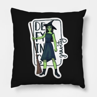 Elphaba- Defying Gravity Pillow