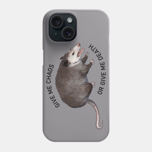 Chaotic Screaming Possum Phone Case