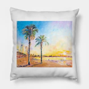 Barcelona Beach Pillow