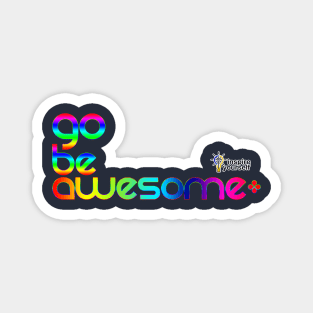 Go Be Awesome Rainbow Magnet