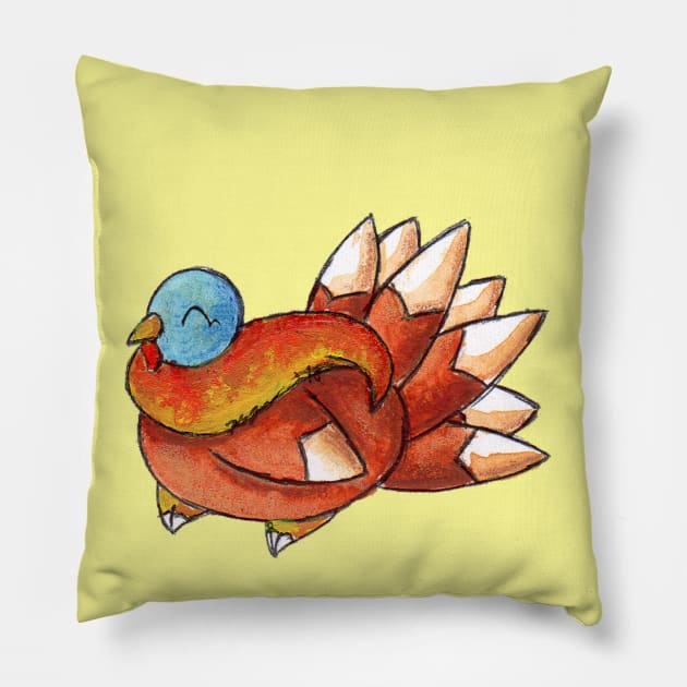 Cold but Cozy Pillow by KristenOKeefeArt