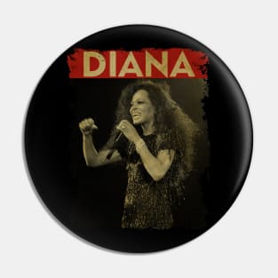 TEXTURE ART-Diana Ross - RETROSTYLE Pin