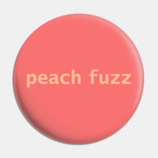 Peach Fuzz  Color of the Year 2024 Pin