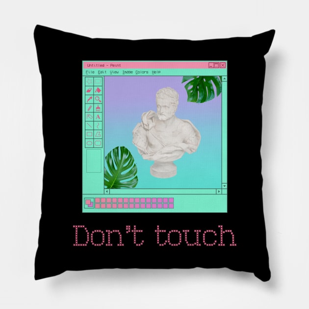 Japanese style retro art screen Pillow by BTSKingdom