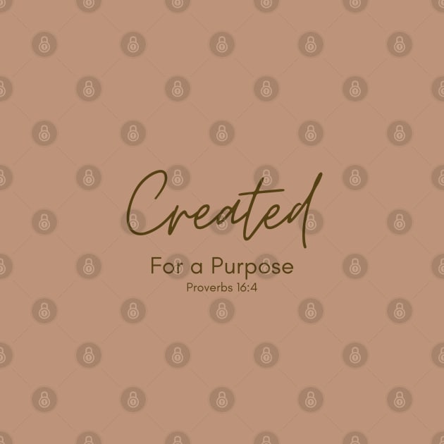 Created for a Purpose - Brown by dkid