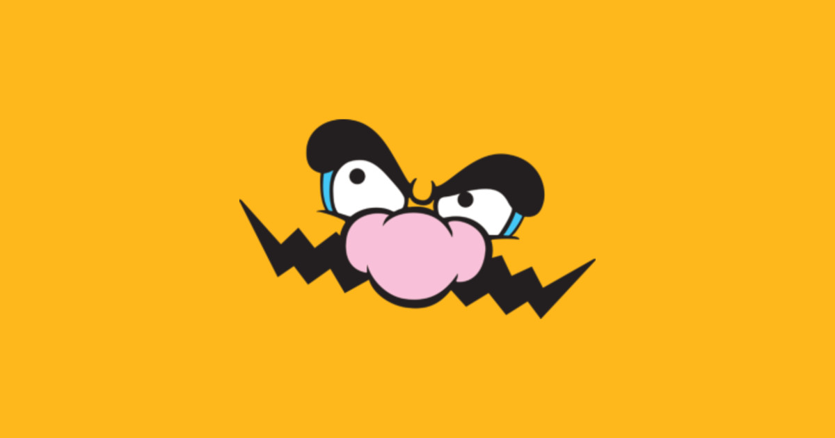 Wario Face - Wario - Sticker | TeePublic