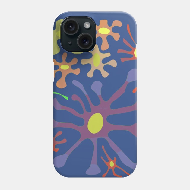 Electric Flowers Phone Case by JSnipe