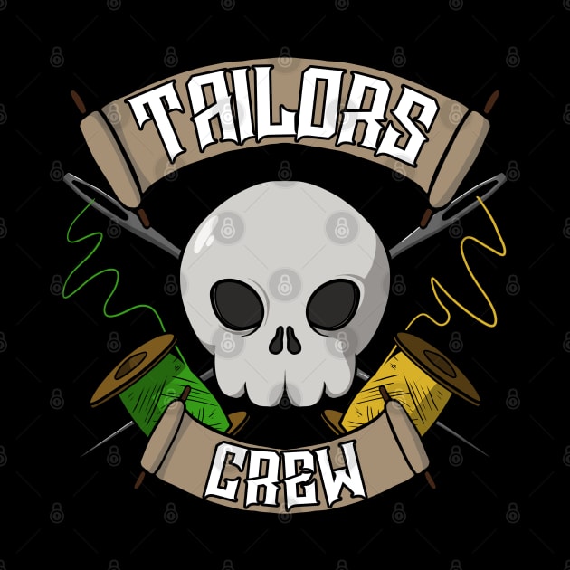 Tailors crew Jolly Roger pirate flag by RampArt