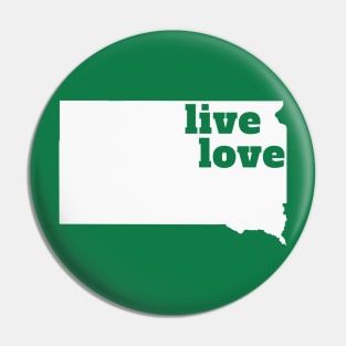 South Dakota - Live Love South Dakota Pin