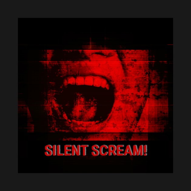 Horror Lover Gift Silent Scream Halloween by Suchmugs