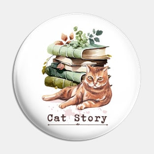 CAT STORY Pin