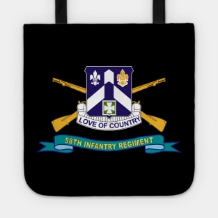 58th Infantry Regiment - DUI w Br - Ribbon X 300 Tote