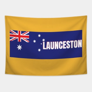 Launceston City in Australian Flag Tapestry