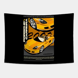 Nostalgic Porsche Carrera Gt Tapestry