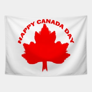 happy canada day red version Tapestry