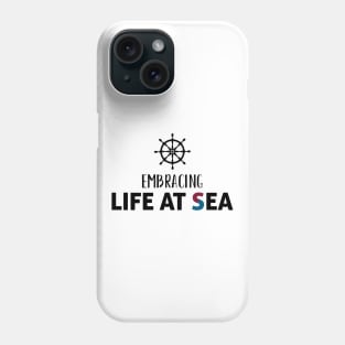 Embracing Life at Sea Phone Case