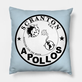 Defunct Scranton Apollos Basketball 1970 Pillow