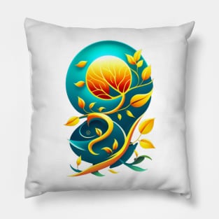 prunes flowers Pillow