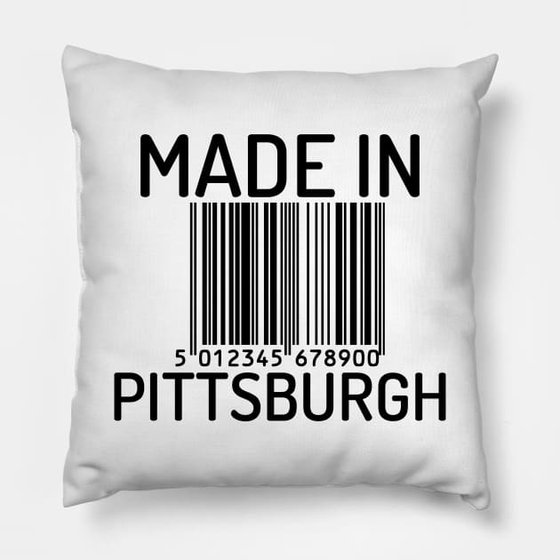 Made in Pittsburgh Pillow by 9 Turtles Project