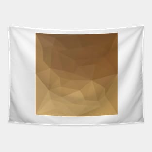 Dark Tangerine Abstract Low Polygon Background Tapestry