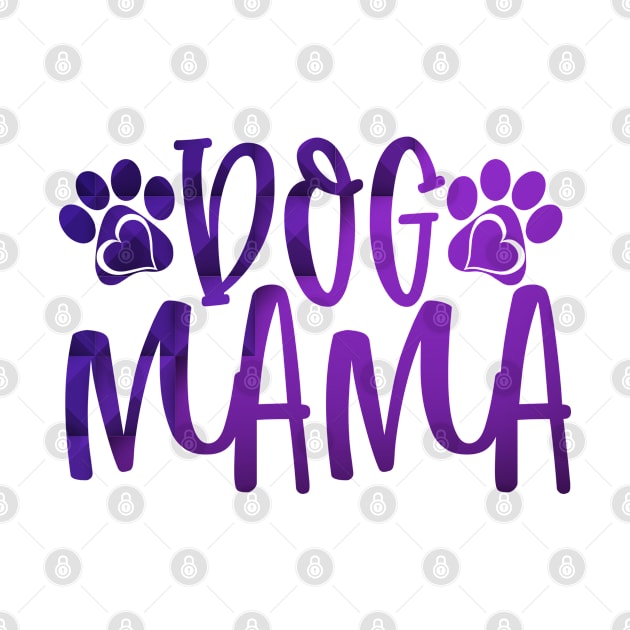 Best Dog Mama Typography by trendybestgift